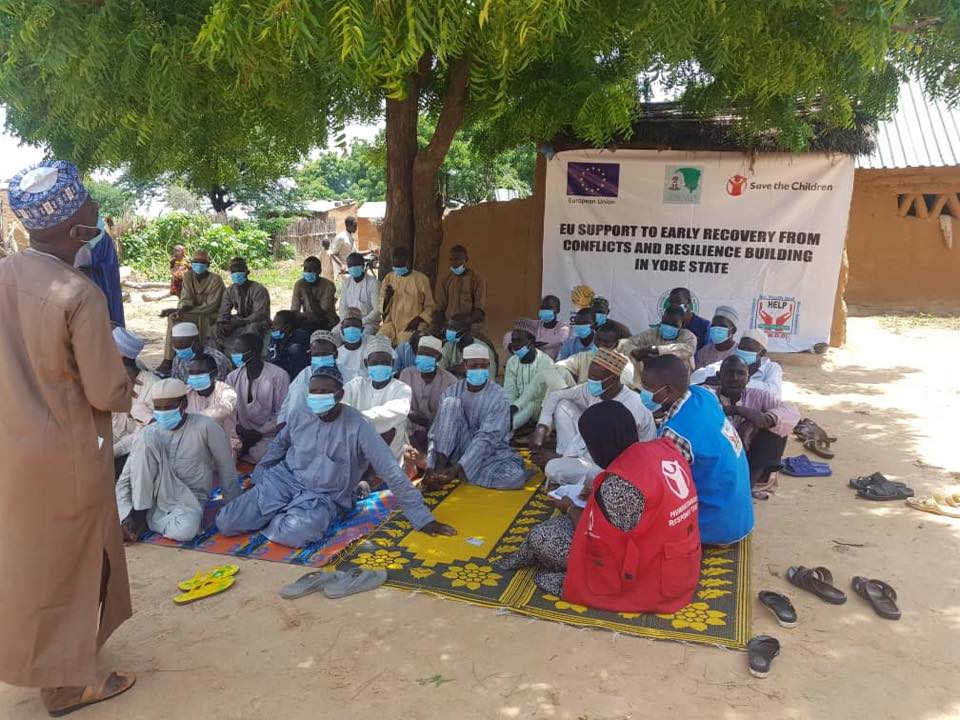 savechildrenNG's tweet photo. Save the Children with funding support from @EUinNigeria conducted training for farmers on good agricultural practices to enhance crop production in Yobe state. This will help revitalize agriculture within communities & build adequate resilience from food shortage due to #COVID19 https://t.co/ccvaRcTiso