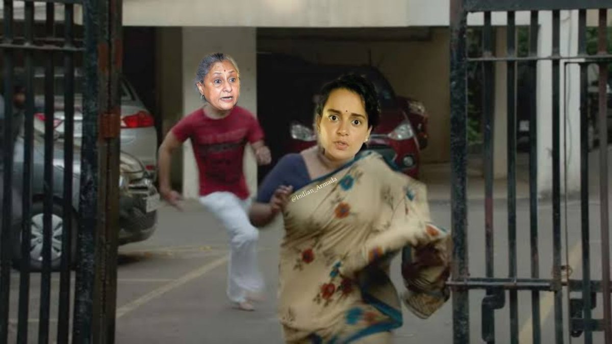 indian_armada's tweet photo. #JayaBachchan nailed Kangana's attitude in parliament.

Le Memer: https://t.co/HoO9Guo8Pw
