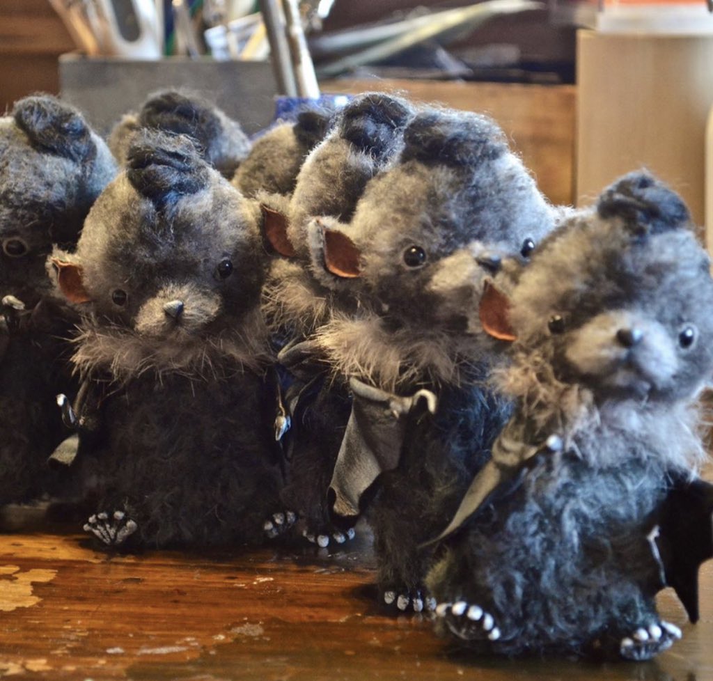 コボリサヤカ コウモリ テディベア 【公式通販】