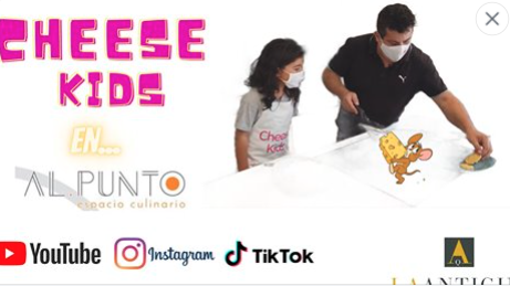 quesoslaantigua's tweet photo. ¡Nuevo estreno!
Alba visita a Luis Fernandes en "Al Punto Espacio Culinario".
¡No te puedes perder las galletas que preparan con queso! Una vez que veas el video vas a querer probarlas...
#Quesodeoveja #Alpunto #Cheesekids #Cocinaconqueso
https://t.co/XjMnkTjBQx https://t.co/JeiFlBBhXJ