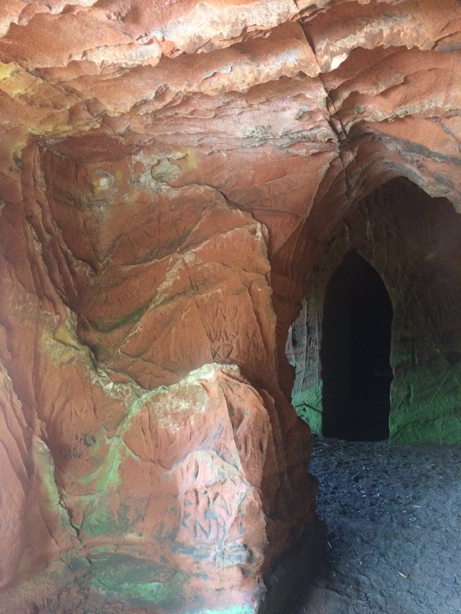 I’d gone way off track to find them.A very, very steep, deep, wet woodland gorge. (Found the path afterwards of course).But some steps, being slowly reclaimed, then led me astray.