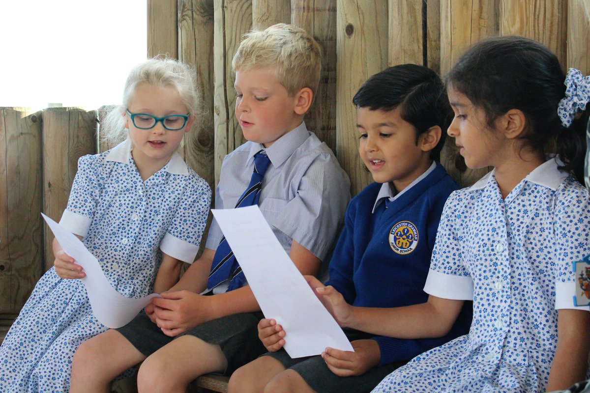 LGS_Junior's tweet photo. A beautiful day here at LGJS and Y2 pupils are taking advantage of it during their phonics lesson this morning. They were doing a fantastic job! #lgs_junior #phonicslesson https://t.co/uTRRKopEDK