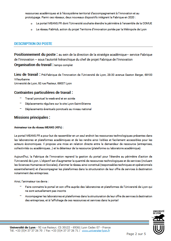 fabrinnov's tweet photo. #OffreEmploi 
⚙️Connaissance du monde de l' #industrie 
🤝Appétence pour la création de #réseaux et de #partenariats sur le #territoire

👉 Rejoignez-nous pour des missions d' #animation de #réseau de ressources technologiques et de lieux de #prototypage 

https://t.co/m3UHvlp1qa https://t.co/57e2Tx6fRq