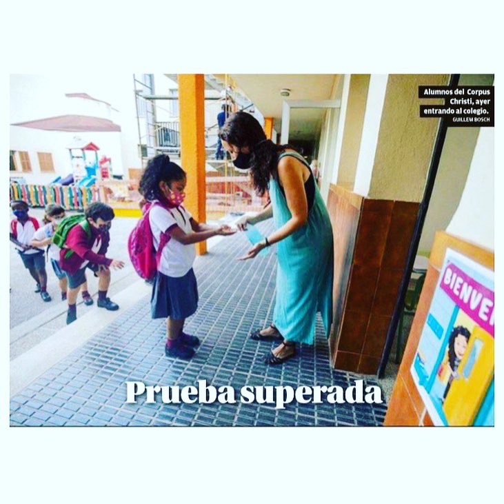 SJO_CC's tweet photo. #ProvaSuperada💪🏻Poc a poc, els alumnes retornen a les aules per emprendre aquest peculiar nou curs. Una organització exhaustiva i les mesures de prevenció estan permetent que aquest inici sigui el més segur possible. Ens en sortirem!
Bon inici de curs!💪🏻😊 https://t.co/j1MlY5ttFn