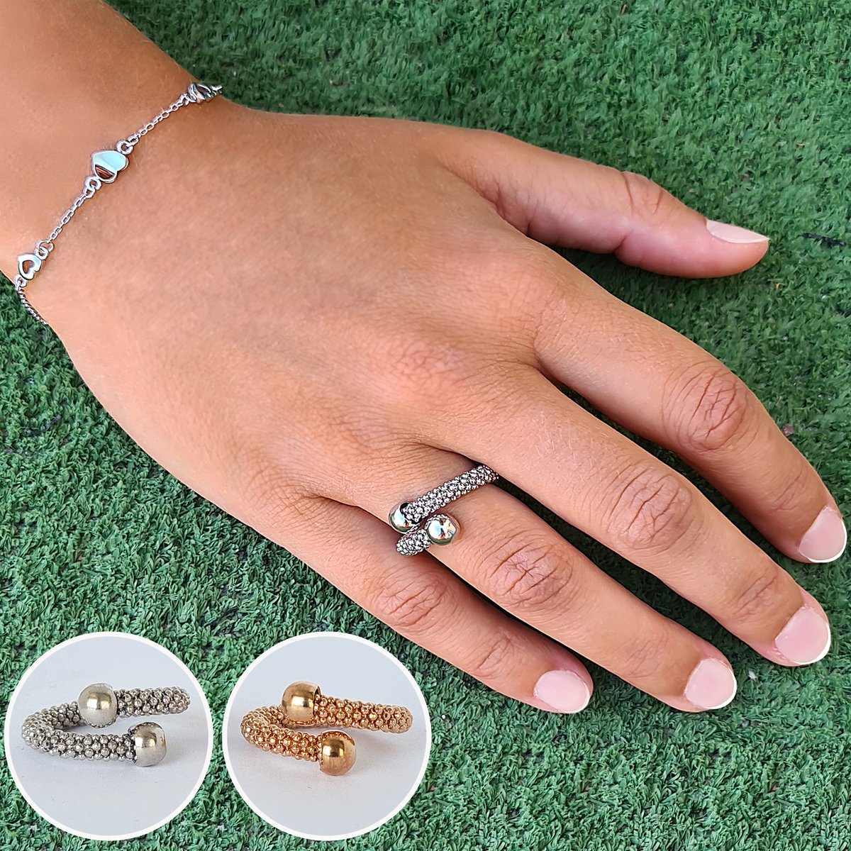 Anillos en plata de ley por solo 17,50€ y pulsera con diseño de corazones ❤️ por solo 10,60€.

Haz tu pedido en 📞 635 92 50 24

#pulserasplata  #anillosplata #platadeley #complementos #pastalina