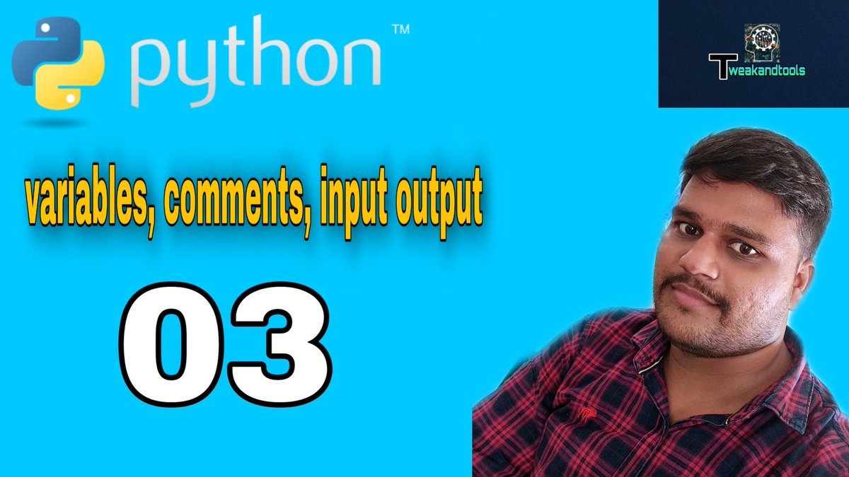 Tweakandtools's tweet image. #python_tutorial,#python
youtu.be/9cTgFePUm9E