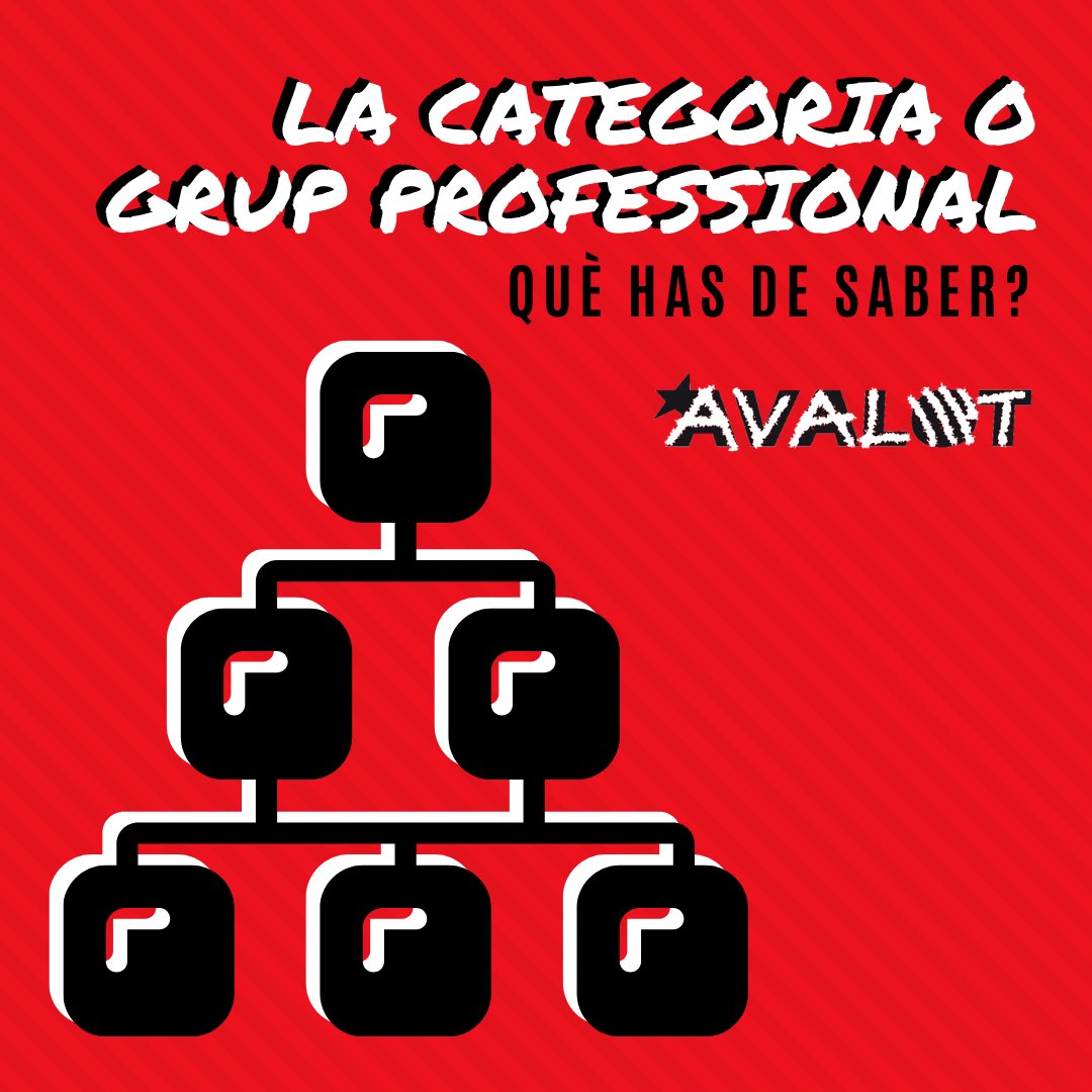 avalotcat's tweet photo. 📄 A la nostra #nòmina podem observar que hi ha un concepte anomenat #categoriaprofessional o #grupprofessional i sovint moltes treballadores no tenen del tot clar què és 🤔
🧐 Aquí t'expliquem tot el que has de saber! 👉🏼 https://t.co/BlGQY5SxLd
#sindicalisme #avalot https://t.co/5pt8nkVmqK