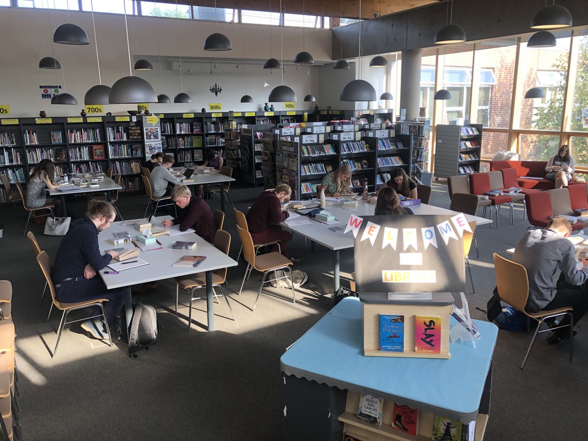 Minster_Post16's tweet image. Really good to see some of our Sixth Form students back in the ⁦@Minster_Library⁩ doing their private study