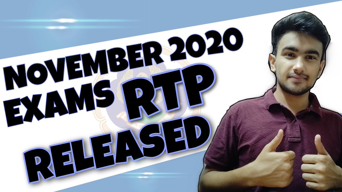 Parth95258742's tweet photo. ICAI has finally released RTP for it's NOV'20 Students.
https://t.co/LjSc6K7hup

#icaiexam #icaibos #icainotification #icaiannouncement #icaipresident #icaireforms #icaivera #caexams #castudentslife #cat #catrolls #exam #examsinCovid #exammemes #icainternet #icaiofficial https://t.co/kmafpdrg6O