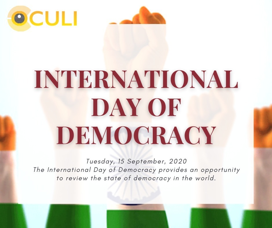 the_oculi's tweet photo. "Happy International Democracy Day".                                                              "Happy International Engineer's Day".
#DemocracyDay #EngineersDay2020 #Engineers #democracy #lens #contactlens #Sunglasses #glasses #beauty #fashion #style #lifestyle #fashionblogger https://t.co/MJK8T7Bktt