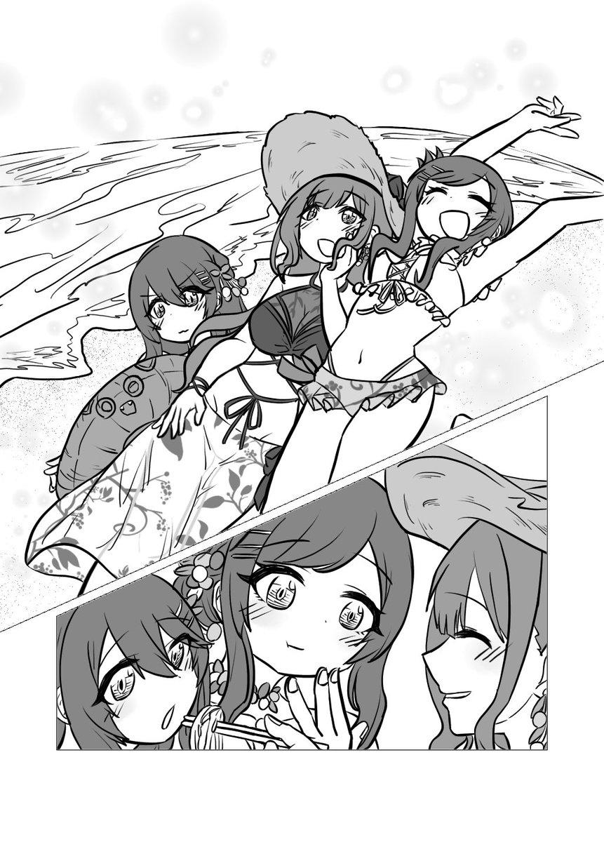 海辺にて
#アルストロメリア #シャニマス 