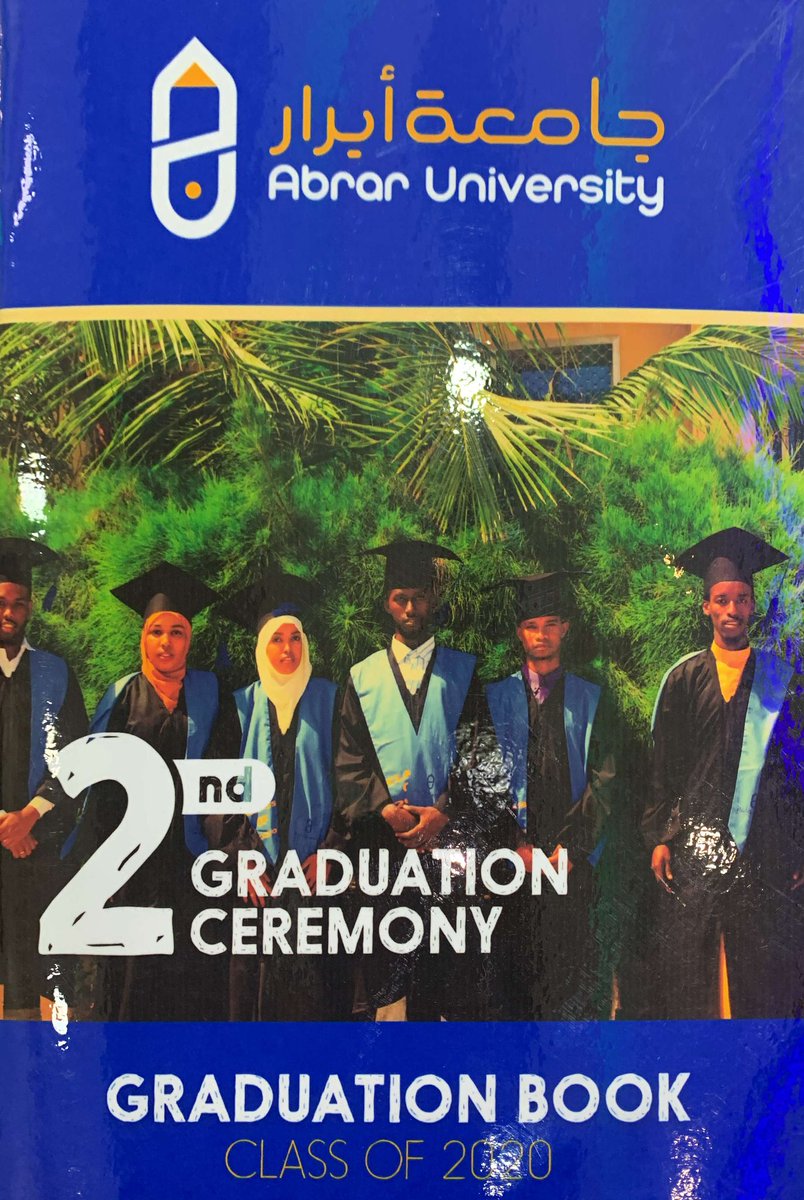 Dahirhasan's tweet photo. I take this opportunity to congratulate Abrar University graduands for their academic success and achievement. I wish you all the best. @AssociationofSU https://t.co/A54gDwlMxF
