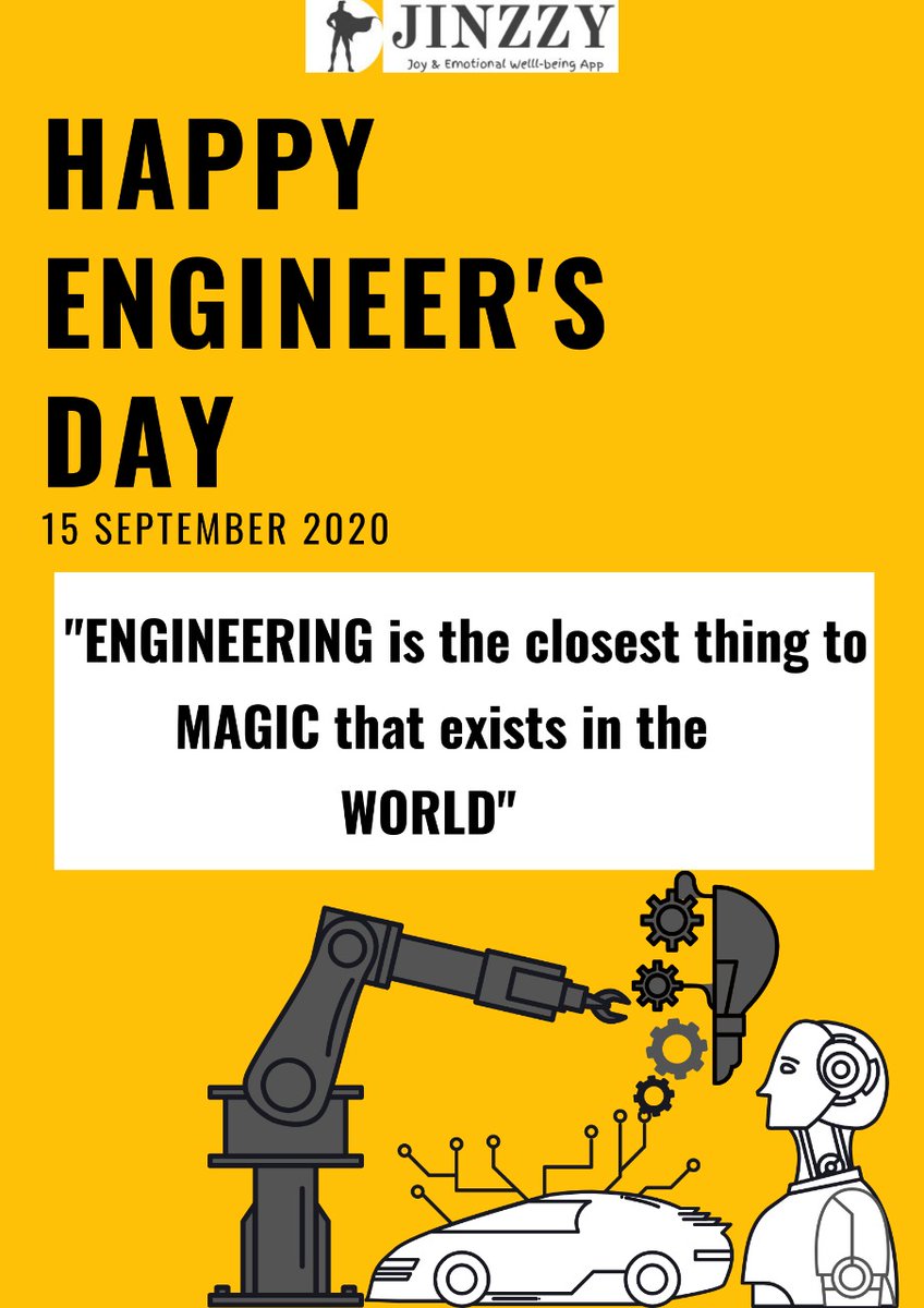 myjinzzy's tweet photo. We thank all the engineers for creating the magic! Happy Engineer's day!

#HappyEngineersDay2020 #EngineersDay #LIVECHARACTERS #JINZZYInstant #virtualcelebration #buytickets #myjinzzy #JINZZY https://t.co/JYbnC6Rfji
