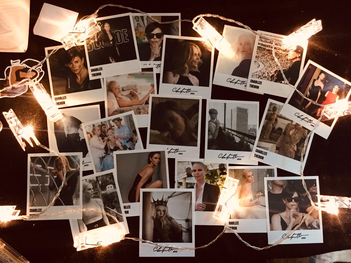 kathy_blanket's tweet photo. Took a quick snap of these polaroid-themed photos ❤️

Yep, this will be up on my wall.
#CharlizeTheron #PHfan 🇵🇭 https://t.co/zU8McQi3S9
