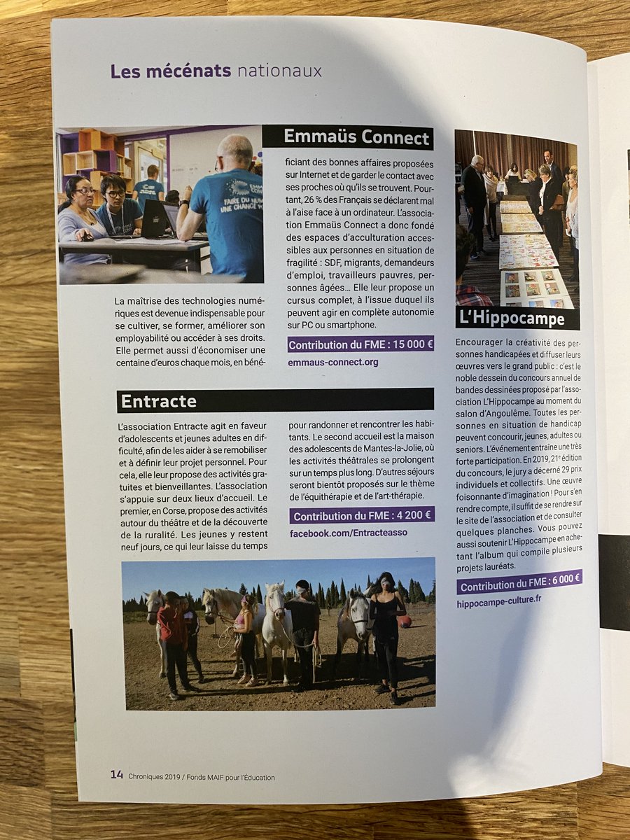 entracteasso's tweet photo. [Big Up]
Merci aux #fondsmaifpourleducation  pour son soutien et la confiance accordée ! https://t.co/IxfzNTOJ7y
