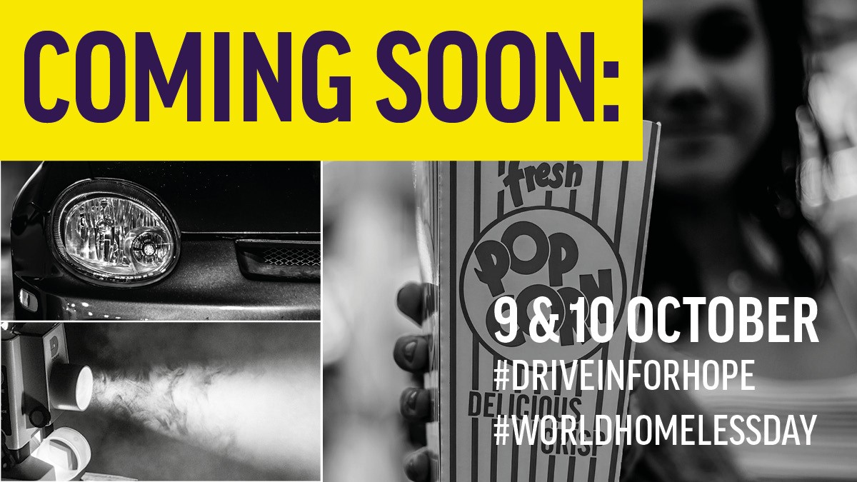 Exciting news coming soon... 🍿✨

#EndHomelessness #WorldHomelessDay #DriveInForHope