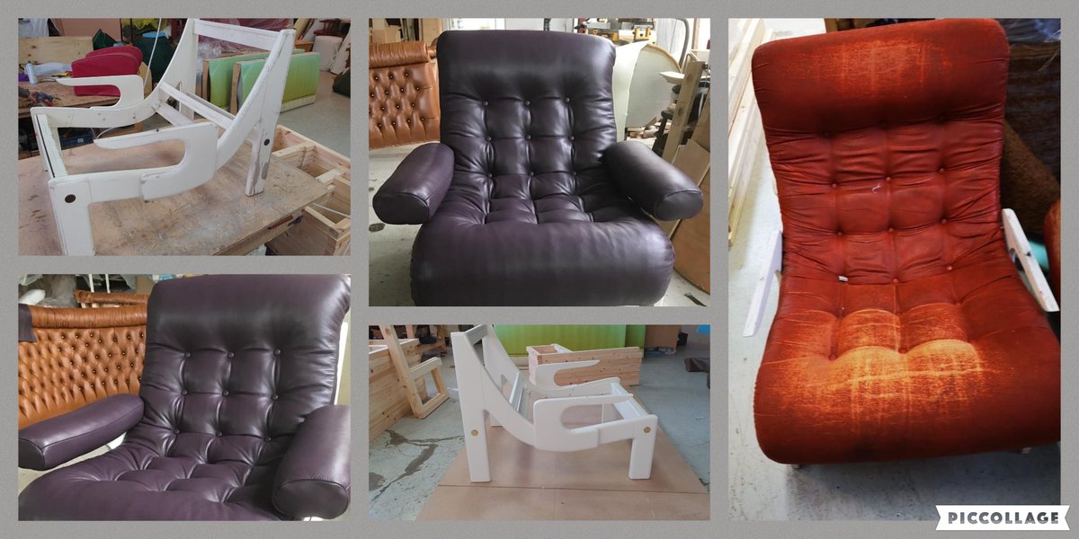 nlupholstery's tweet image. 1970's G Plan chair restored and upholstered in Crest Leather giving the chair a new lease of life.
#crestleather #newlookupholstery #gplanchair  #upholstery #restored