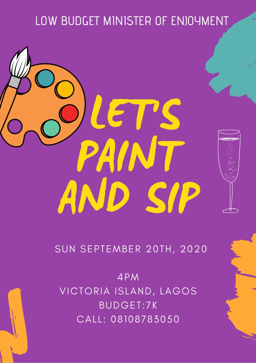 EbyAkhigbe's tweet photo. Fam
please 🙏 I have another paint and sip event this weekend.
Fee covers painting tools and refreshments. You get to take your masterpiece home.
Kindly retweet and refer your friends.
Thanks
#LBME #PaintNSip https://t.co/qvWFZBjonh