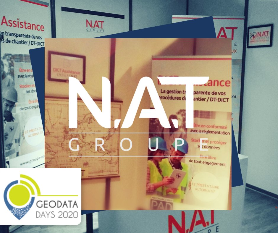 GroupeNAT's tweet image. C&apos;est aujourd&apos;hui que commence le rendez-vous annuel des professionnels de la #GeographieNumérique.

Le @GroupeNAT vous donne rendez-vous aujourd&apos;hui et demain aux #GeoDataDays, au Corum de Montpellier. 
👉Suivez-nous !

#geomatique #geonumerique #geodata #DICTAssistance #DICT