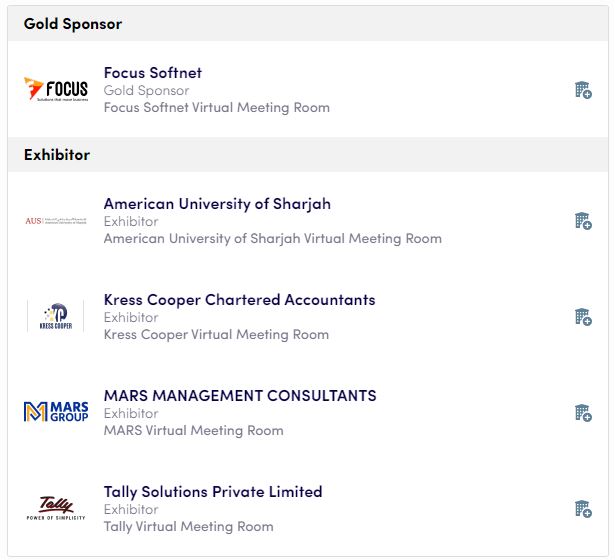 Have you been to our virtual exhibition hall yet? Sign up today and make sure to expand your network and company offering by paying them a visit : bit.ly/2RoQ1W8