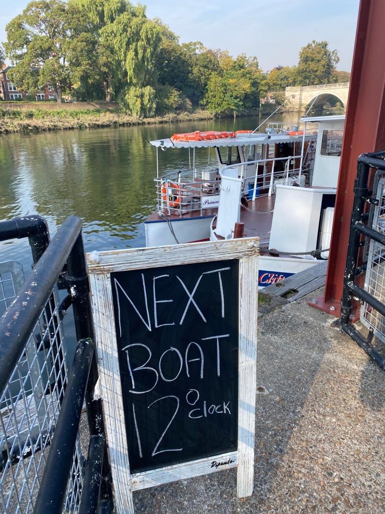 First boat is at 12 guys! Who’s up for a boat trip today? 

Suns out ☀️ Boats out🛥

#collierslaunches #supportsmallbusiness #richmond￼

trybooking.com/uk/eventlist/t…