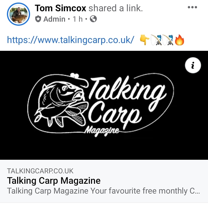a3a2ffa8a4b64f1's tweet photo. This months talking carp is now on facebook 🔥🎣💯 #nashtackle #nashbait #teamnash #talkingcarpmagazine https://t.co/pW5M3KaCQv