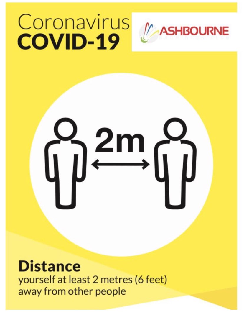 AshbourneABC's tweet photo. Morning folks! As a reminder, please observe social distancing and use both sides of the hall for belongings. Thank you, Committee 🏸 #socialdistance #ashbc #ASH2020 https://t.co/FsiNhB28U5