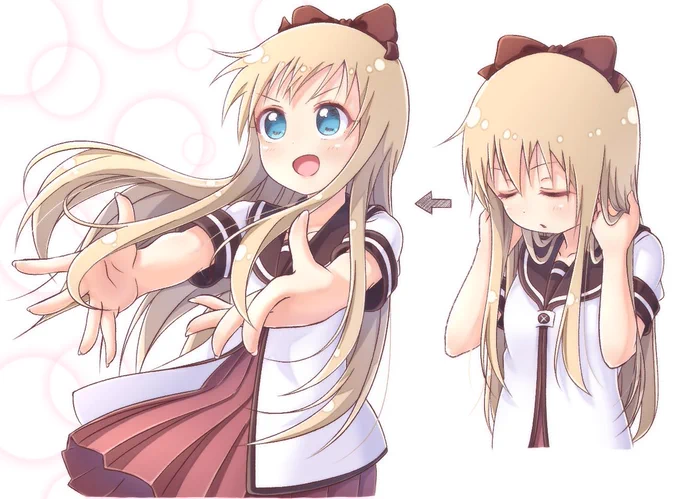 ゆるゆり京子ちゃん
もそもそ…ふぁさーッ 