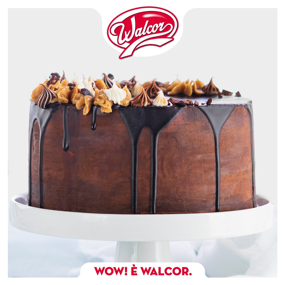 WalcorItalia's tweet photo. La torta alla moda più scenografica: segui la nostra ricetta per fare la ganache con il cioccolato extra fondente #Walcor, la tua drip cake sarà spettacolare!🍫🍰❤️
#chocolate #chocolatecake #ricetta #ganache #dripcake #cioccolatofondente #torta #cake https://t.co/jcMTC8v4RP