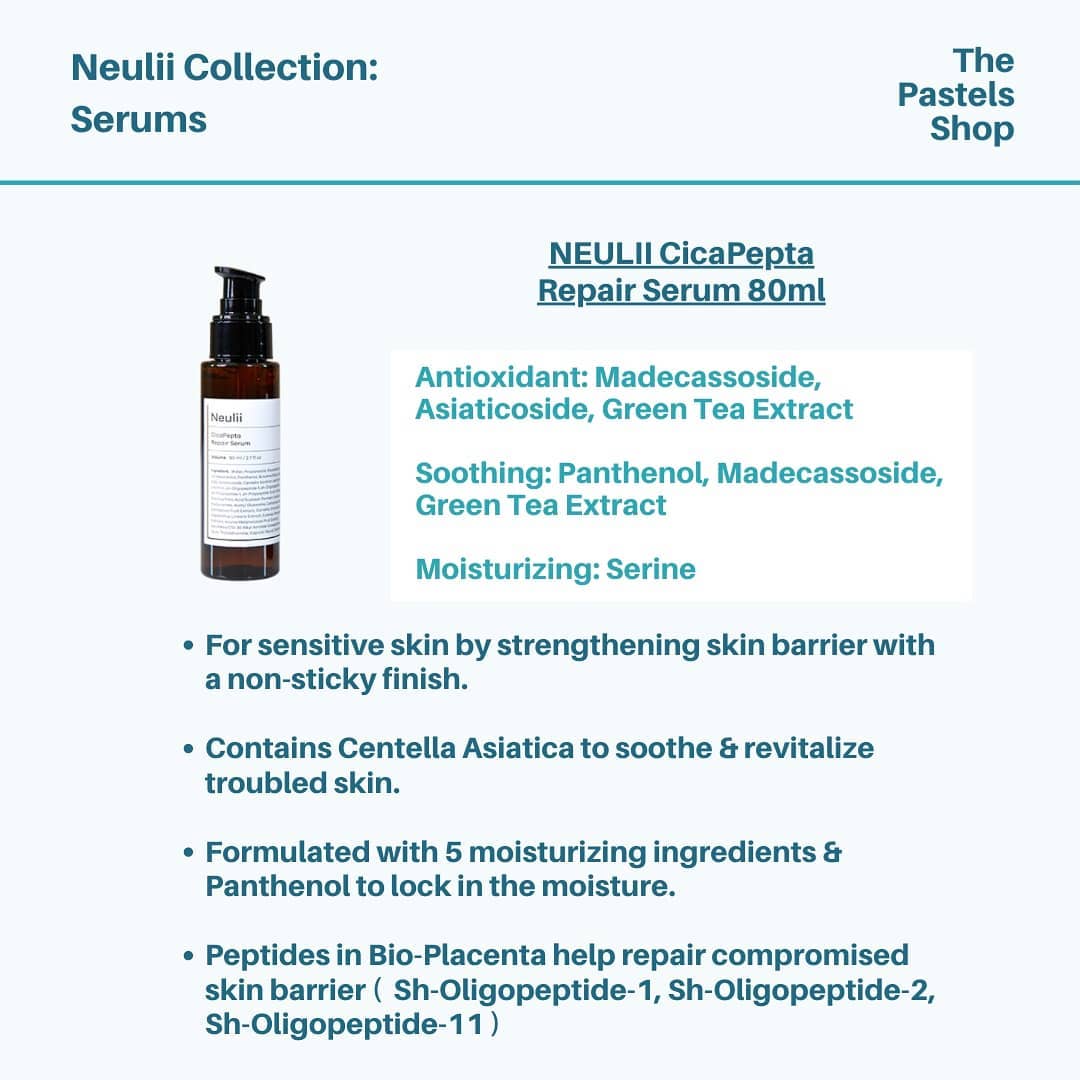 6. NEULII CicaPepta Repair Serum 80mlNP: RM49.90PROMO: RM39.90