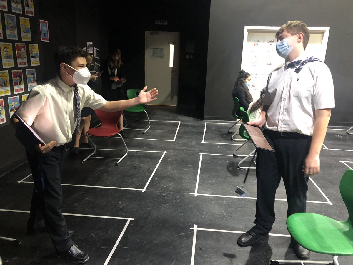 Arts_WEK's tweet photo. No costumes, no problem; we simply adapt what we are wearing to communicate our teenage school characters from our play text ‘Mugged’ #WEKdrama #WEKyear8 #WEKcreativityHPL https://t.co/FBg5fuoTYl