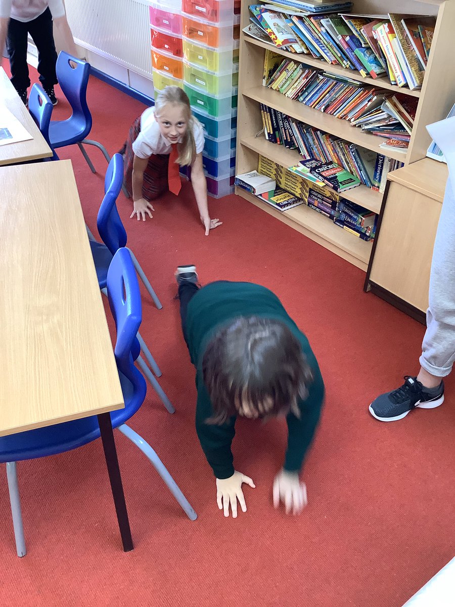 bridget_primary's tweet photo. #MrsC Experiencing a dog’s view of the world. Experience day 1! #LiveLessons St. Bridget’s Warrington https://t.co/Yf1unnk6CI