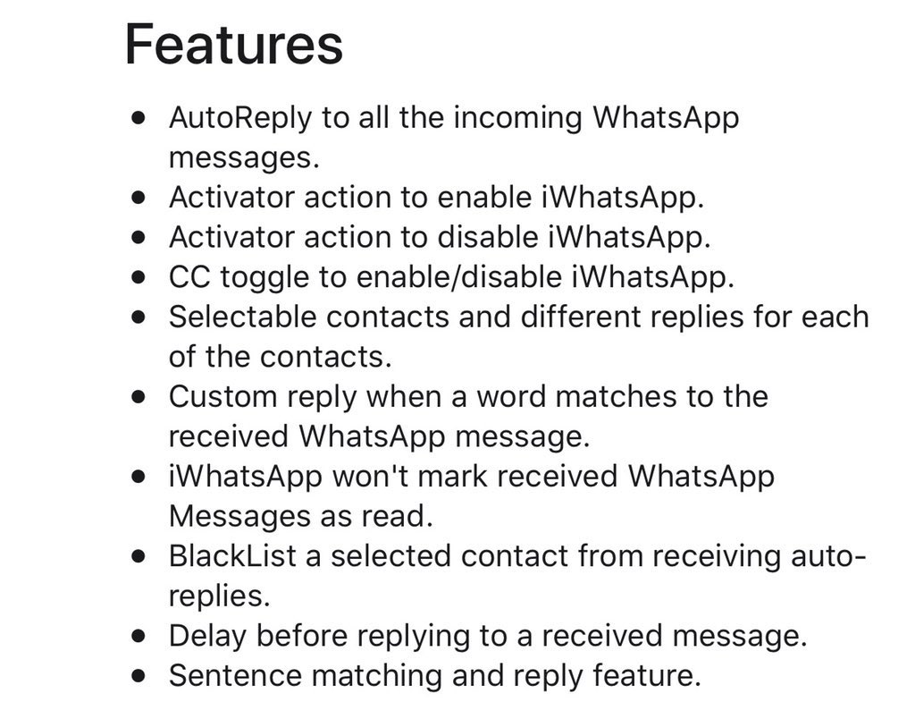 check0ver's tweet photo. اداه جديد iWhatsApp
الرد التلقائي لرسائل الوتساب وغيرها
سورس https://t.co/PttMdNzFne
تدعم من 5.1-13
مدفوعه 💰
#check0ver https://t.co/E7kl4ktK1X