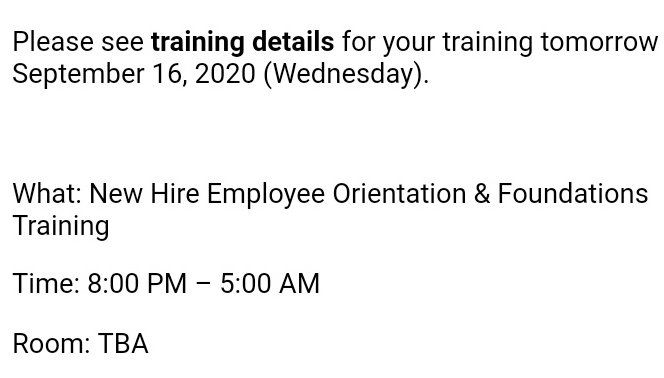 _kayceeloveee's tweet photo. I finally got my training sched for my new work! 8pm to 5am MNL time! So I am going back to my old routine, sleepless nights. Lavaaan lang para maging merry ang Christmas. #FirstDayTomorrow https://t.co/PJaIqXy5lk