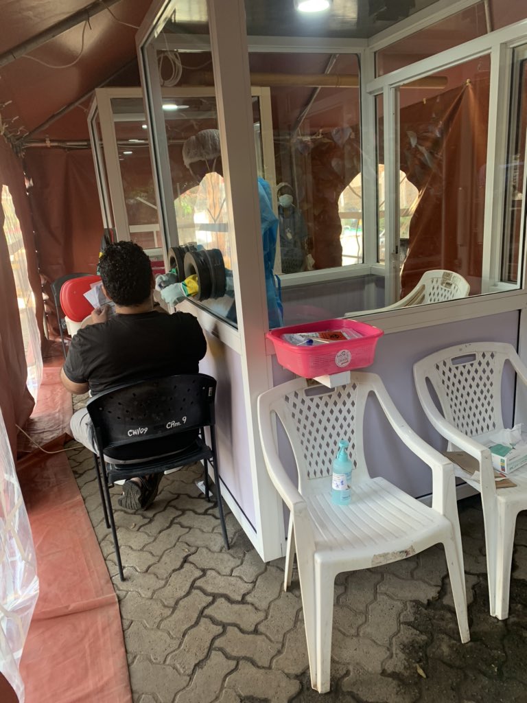 19. On your way out, if you need a   #Covid19 test to re-enter your country, rest assured it& #39;s incredibly safe and easy to get one here. PCR tests are serious business in Nairobi. Genuinely felt safer getting one done here than I did in Dubai