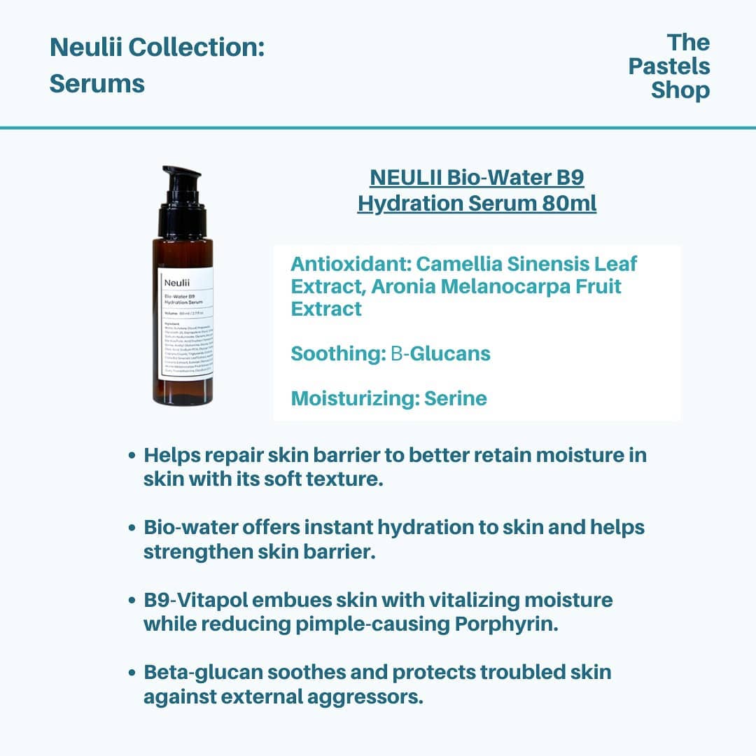 7. NEULII Bio-Water B9 Hydration Serum 80mlNP: RM45.90PROMO: RM39.90