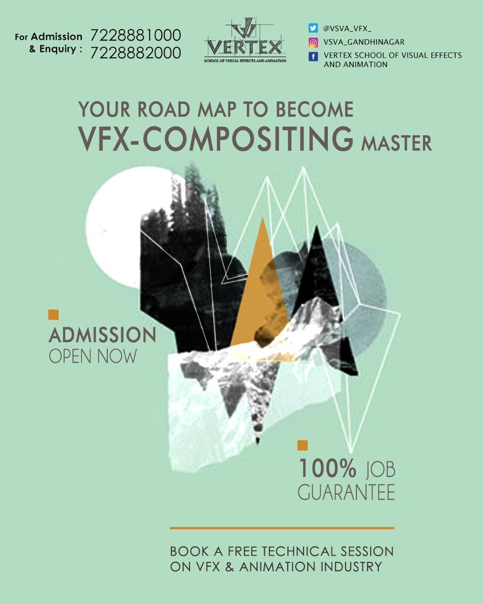 VSVA_VFX_'s tweet photo. Your Road map to become VFX - Compositing Master
#3DAnimation #VisualEffects #learnVFX #VFXCourses #VFX #VFXProfessional #VFXIndustry #animation #cg #videoediting #graphicdesign #bestvfxinstitute #bestanimationinstitute #CG #3D
#vfxcareer #gandhinagar #ahmedabad #Gujarat https://t.co/y8KRPOeqTY