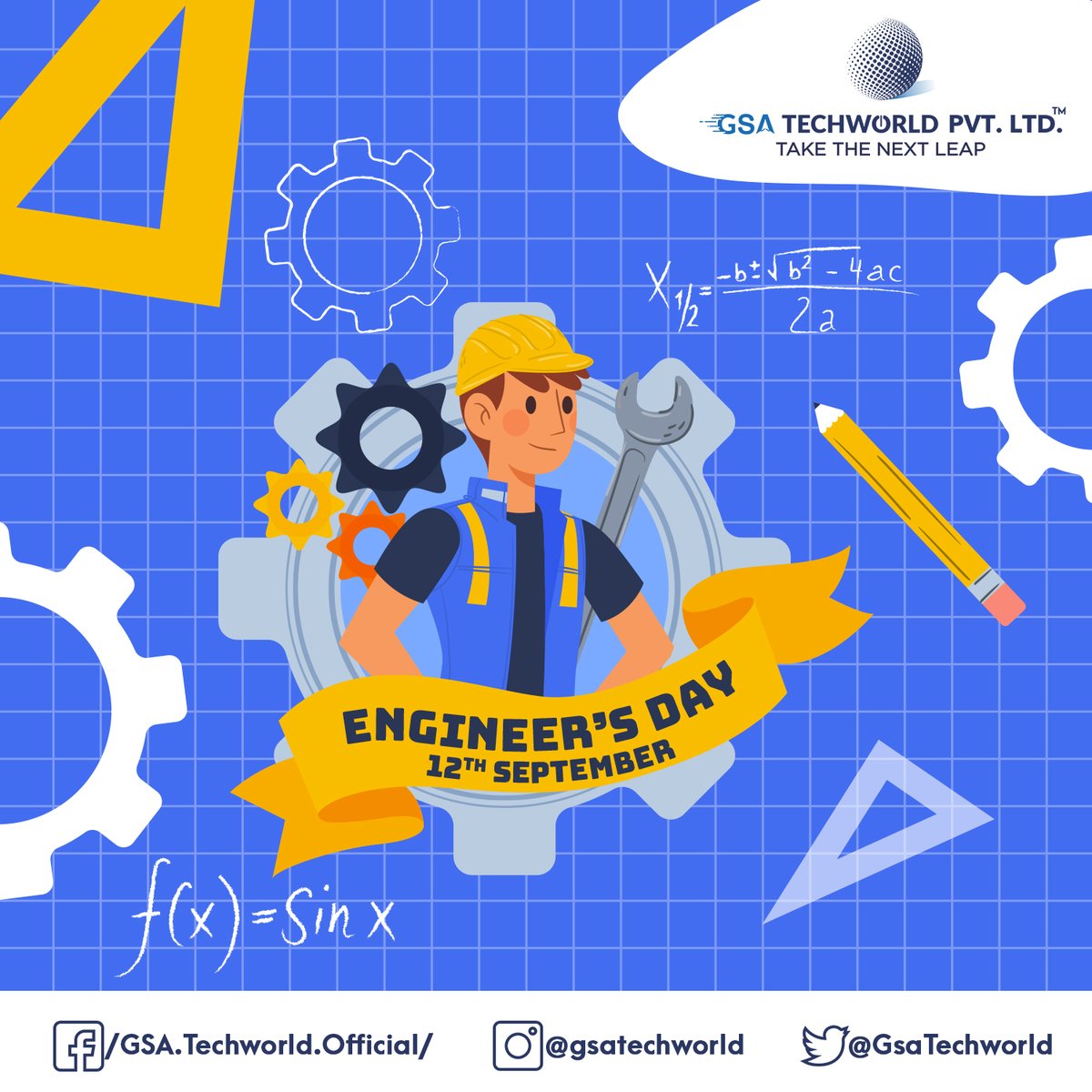 GsaTechworld's tweet photo. At its heart, engineering is about using science to find creative, practical solutions. It is a noble profession. Happy Engineers Day!

#engineersday  #happyengineersday #engineersday2020 #gsatechworld https://t.co/XEJ2RDAuwX