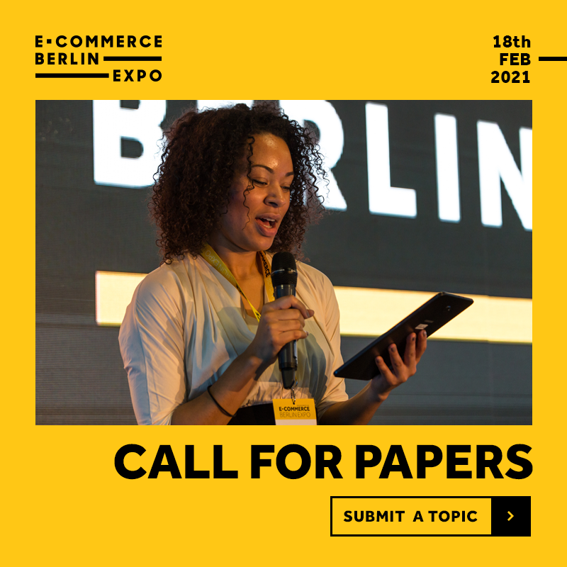 ecommerceberlin's tweet photo. 💥Rock the stage of the EBE 2021‼️ 

Submit your proposal and become a speaker at the E-commerce Berlin Expo 2021, in front of more than 8000 visitors⬇️

Find out more &amp; submit your application for free here ⬇️

https://t.co/eFpFiFJLSj https://t.co/HNkcn2Mv8e
