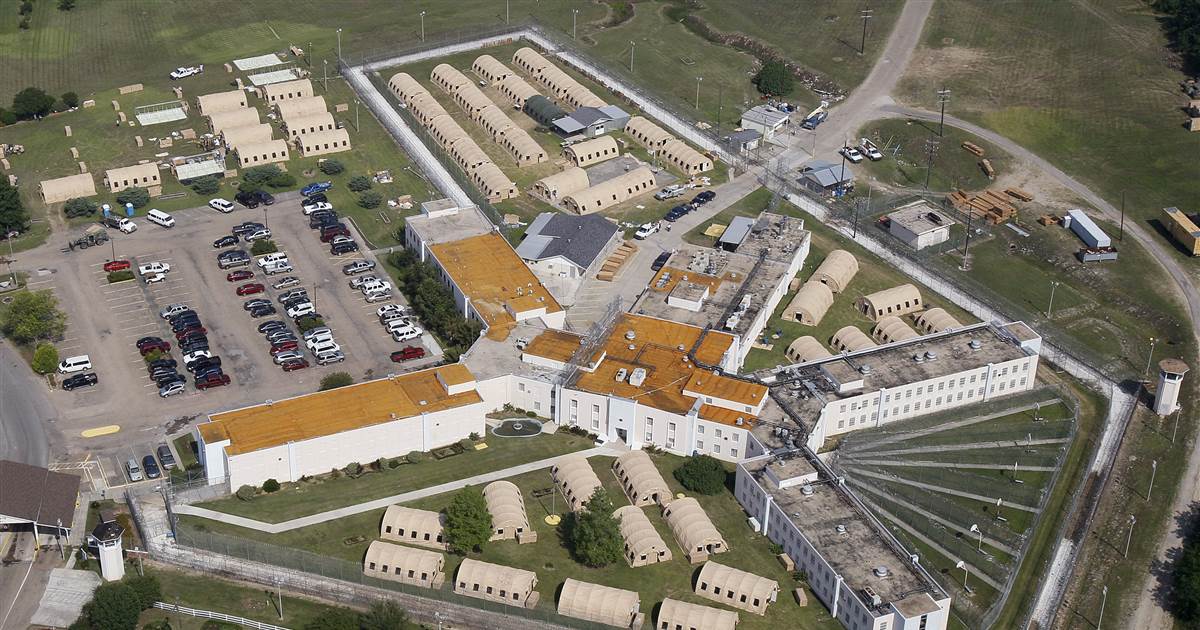 Aerial images of the re-education camp from which the above pictures were taken  #Xinjiang