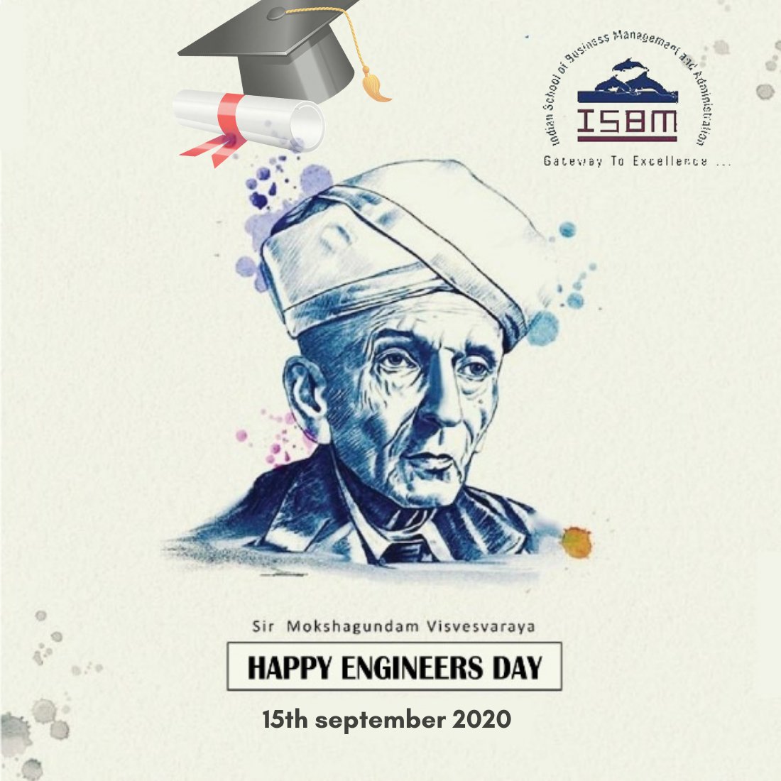 CochinIsbm's tweet photo. A #world without #engineering would be a world without humanity, our #ability to #design and  #create makes us unique in the natural world. #isbm wishes everyone a #happy #engineersday  #degree #education #elearning #september15  #2020 https://t.co/YjLhw3PE1c