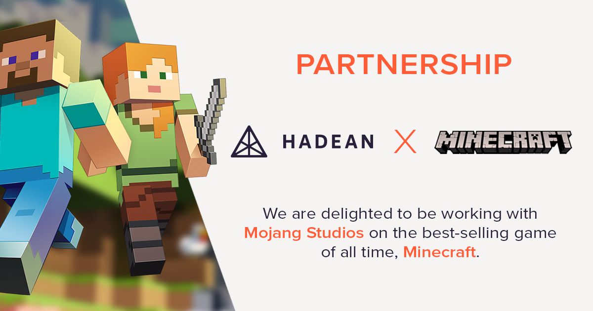 Couldn't be more excited that we're working with @MojangStudios on the best-selling game of all time, #Minecraft! We used @hadeaninc's #AetherEngine to boost players by 900% + now working together on new in-game events➡️ bit.ly/32vmqAx #cloudgaming #gaming #gamedev