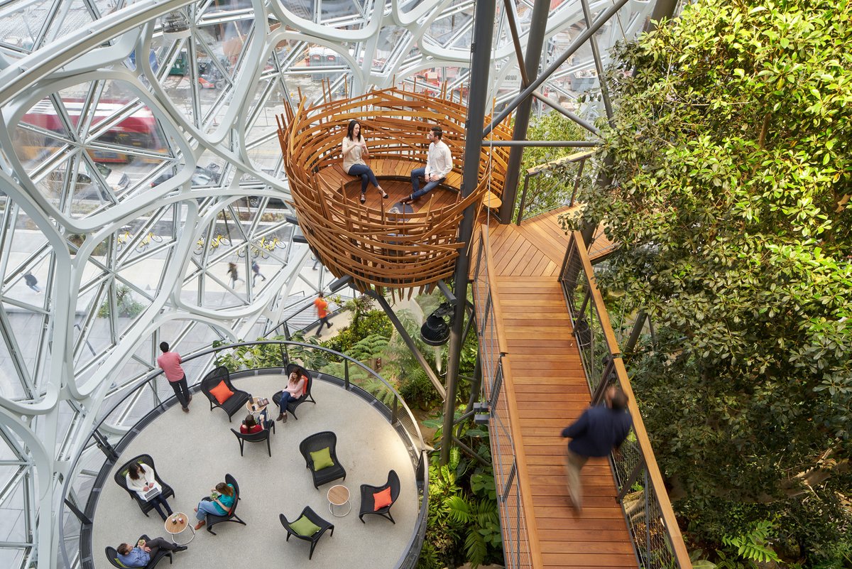 themastermakers's tweet photo. Amazon Spheres in Seattle...
An amazing greenhouse inside an amazing transparent structure.
Photos: Sean Airhart Photography, Bruce Damonte Architectural Photographer, Stuart Isett
#NBBJ #Amazon #Greenhouse #MasterRetail #Design https://t.co/jjK6iI046h