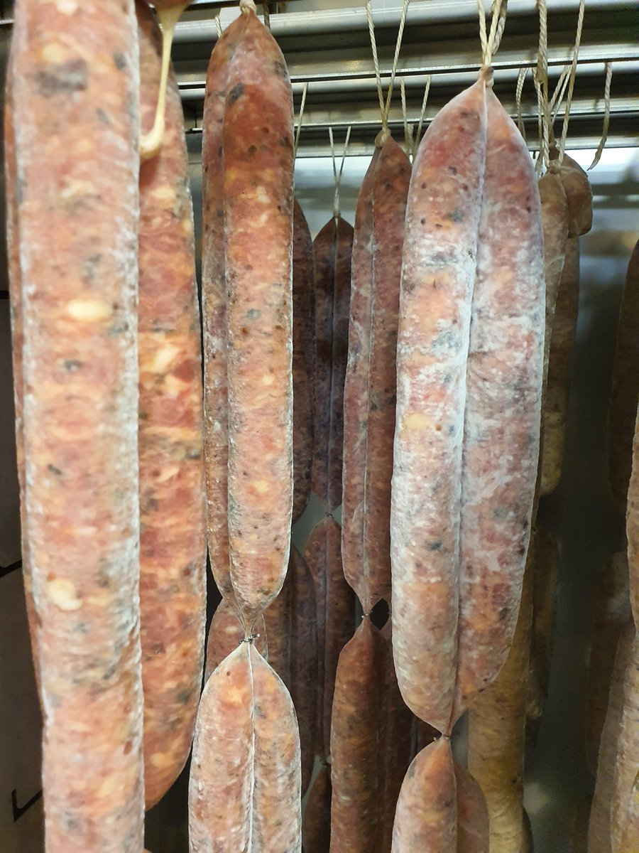 WallowGuernsey's tweet photo. Little bit excited about this Guernsey seaweed and Rocquette cider salami. It smells incredible but must be patient. https://t.co/rUJO5Q4Wmp