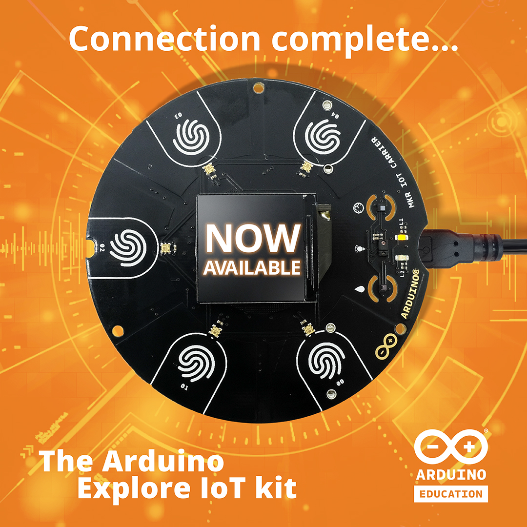 CampTecnologico's tweet image. Toma tus primeros pasos en el mundo de dispositivos conectados y empieza a explorar el Internet de las Cosas (IOT- Internet of things) con Arduino Education.
#roboticaeducativa #arduinoiot