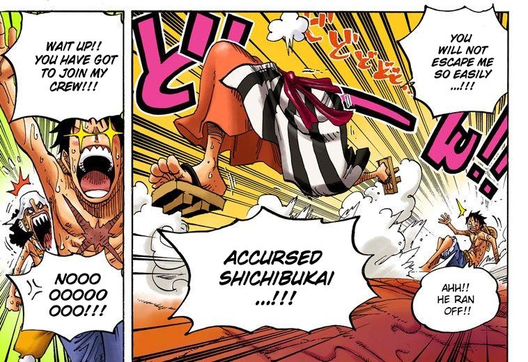 Revisiting punk hazard because of this now AND HE LITERALLY ASKED KINEMON TO JOIN HOW DO I FORGET THIS AAHHHHHThis was just like Brook! Nami interjected in Brooks invitation, and Ussop interjected in Kinemon's!also side note last panel is confirmation Kinemon knows Obs. Haki