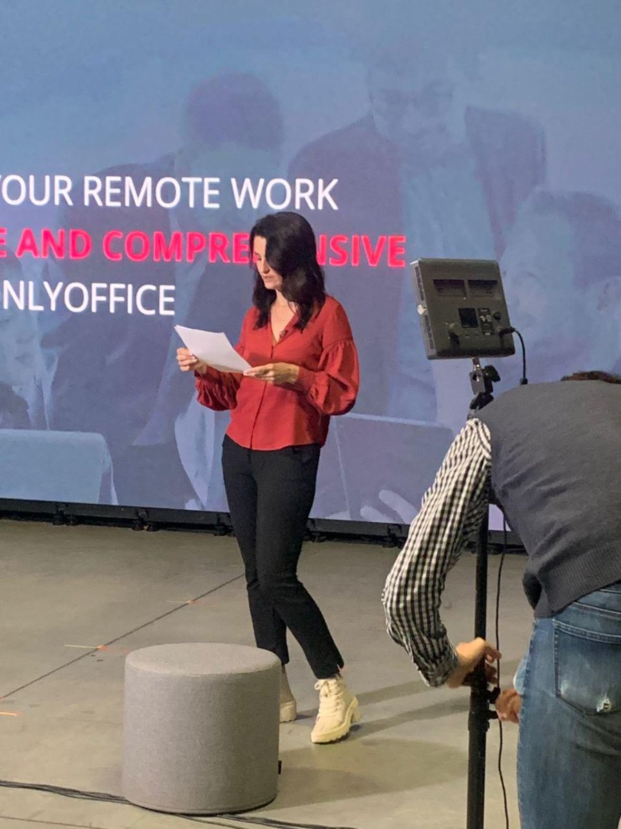 only_office's tweet image. Shooting our lightning talk on collaboration docs within Nextcloud for #NextcloudConference 

nextcloud.com/conf-2020/

#Nc2020