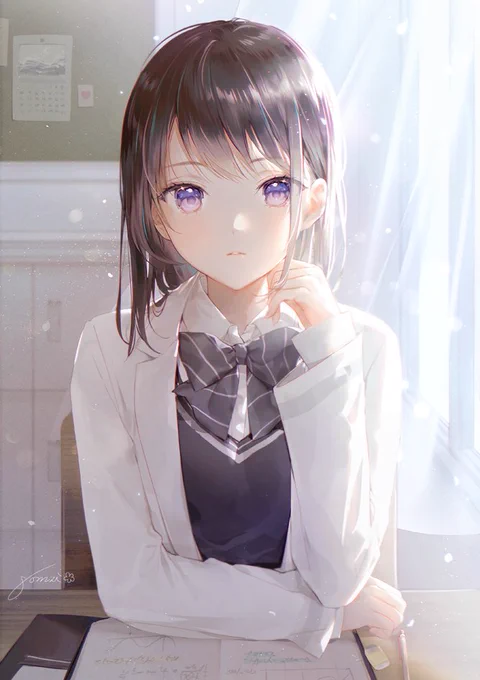 後ろの席の彼女 