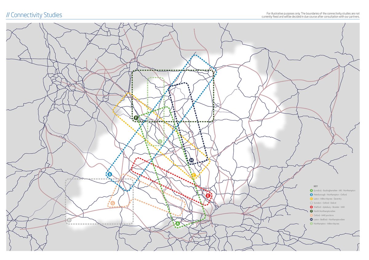 Abi Nichols from EEH now talking about EEH connectivity studies.  Here's a map showing the broad areas. For more info: englandseconomicheartland.com/Pages/transpor…
#eehconf