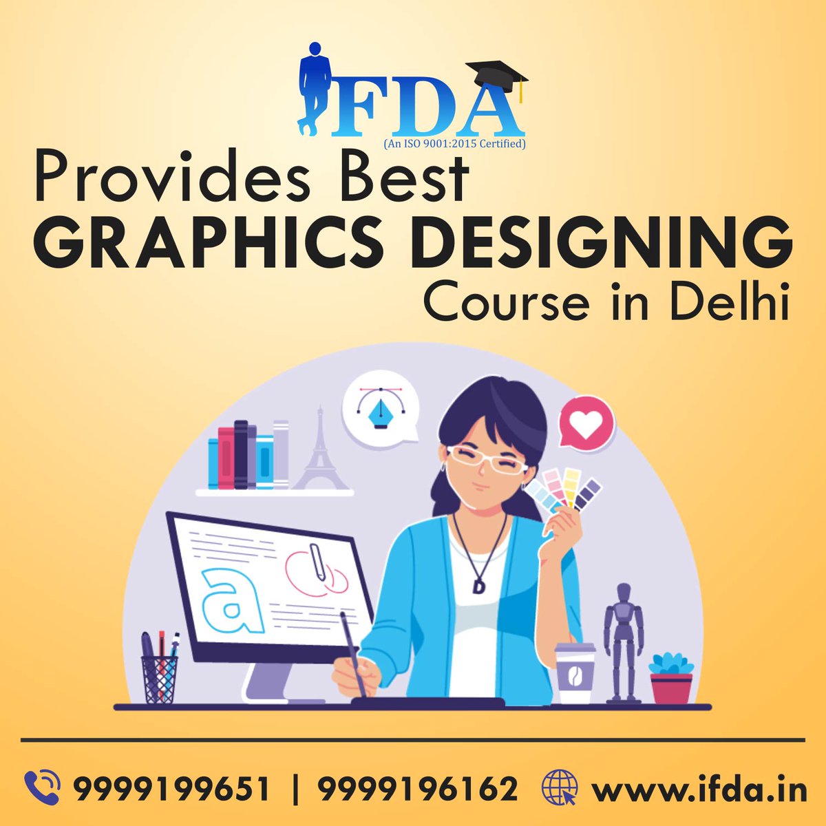 ifda_Institute's tweet photo. Want to Master in #Graphics #Designing then "JOIN US" #IFDA institute in #kalkaji #delhi #graphicdesign #design #art #graphicdesigner #illustration #branding #logo #graphic #designer #creative #artwork #photoshop #illustrator #artist #typography #digitalart #graphics https://t.co/SdSJq5PqMp